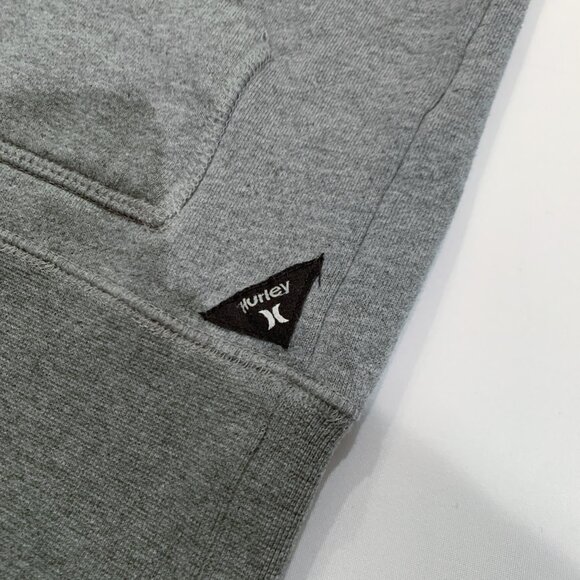 Hurley Full Zip Men's Hoodie XL Gray Jacket Insulated Sweater Jacket Thick Lined - Picture 5 of 10